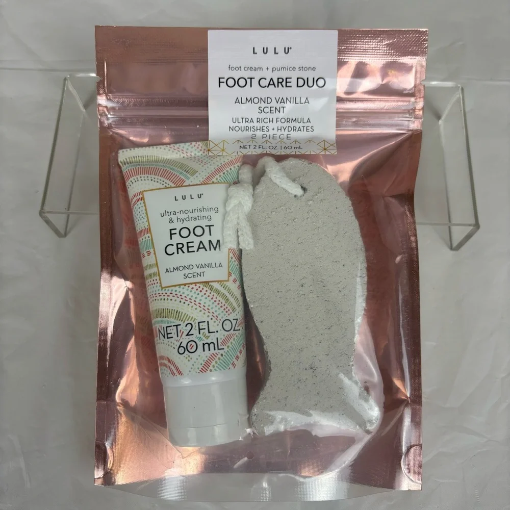 Ultra Nourishing Hydrating Foot Cream Lava Rock Pumice Stone Almond Vanilla 2oz - Picture 2 of 4